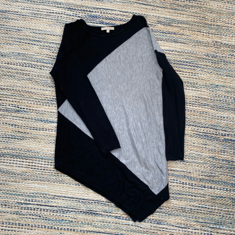 Joan Vass Studio Color Block Asymmetrical Dolman … - image 1